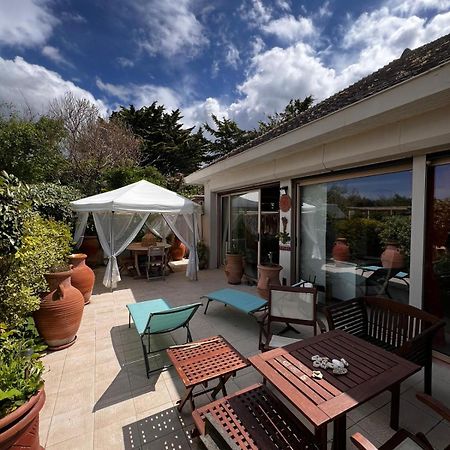 Un Coin Paisible En Front De Mer Villa Ouistreham Esterno foto